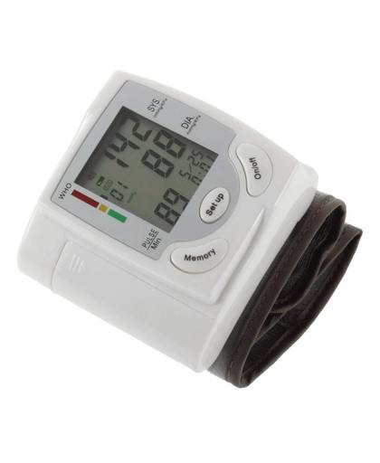 MyXL Automatische Digitale Lcd Pols Bloeddrukmeter Hartritme Hartslagmeter Gezondheidszorg Tonometer H7JP   Breathleshades