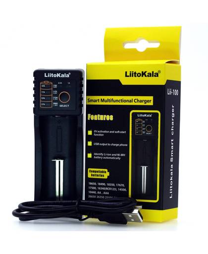MyXL Liitokala Lii-100 1.2 V 3.7 V 3.2 V 3.85 V AA/AAA 18650 18350 26650 10440 14500 16340 25500 NiMH lithium batterij smart charger