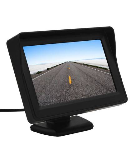 MyXL Koop 4.3 Inch Kleuren TFT LCD Auto Monitor 480x272 Digitale Panel met 2-kanaals Video-ingang Voor Achteruitrijcamera Of DVD GPS