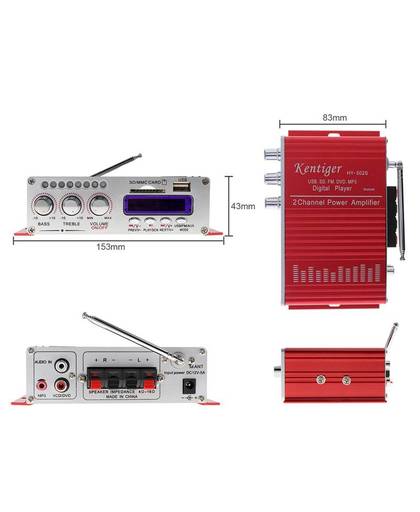 MyXL HY-502S 2-CH HI-FI Digitale Bluetooth Audio Speler Auto Versterker FM Radio Stereo Speler Ondersteuning SD/USB/MP3/DVD Input