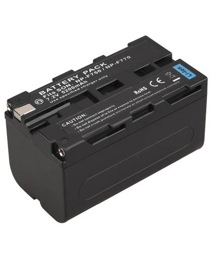 MyXL Hoge Capaciteit 5200 mah NP F750 NP F770 Vervangende Digitale Camera Batteria Voor Sony NP-F750 NP-F770 Oplaadbare Batterij
