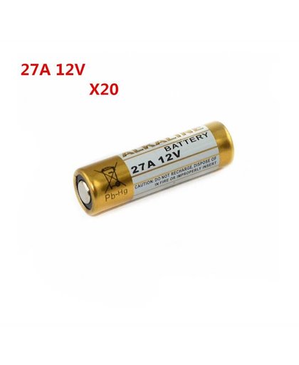 MyXL 20 STKS 27A 12 V droge alkaline batterij 27AE 27MN A27 voor deurbel, auto alarm, walkman, auto afstandsbediening etc