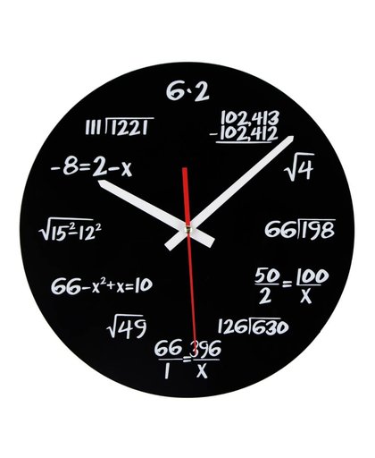 MyXL Koop Acryl Wandklok Maths Vergelijking Moderne Ontwerp Portugal Euro Nieuwigheid Art Unieke Horloge Klok Woondecoratie Accessorie