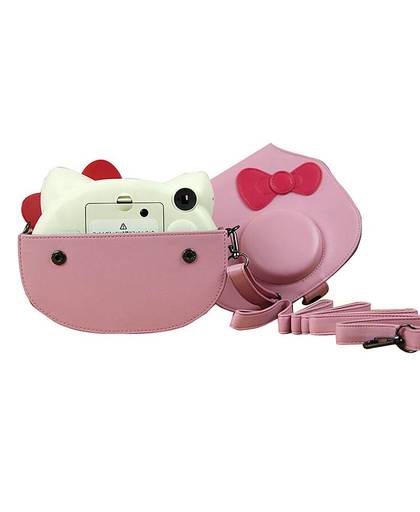 MyXL Camera Tas Met Strik Voor Fujifilm Instax Mini Hello Kitty Camera Met Schouderriem