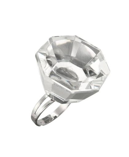 MyXL Crystal Glas Ring Met bakje