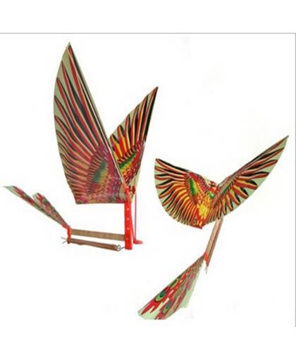 MyXL 10 STKS Wetenschap Kite Speelgoed DIY Rubber Band Power Baby Kids Volwassenen Handgemaakte DIY Bionische Vliegtuig Ornithoptermodellen Vogels Modellen