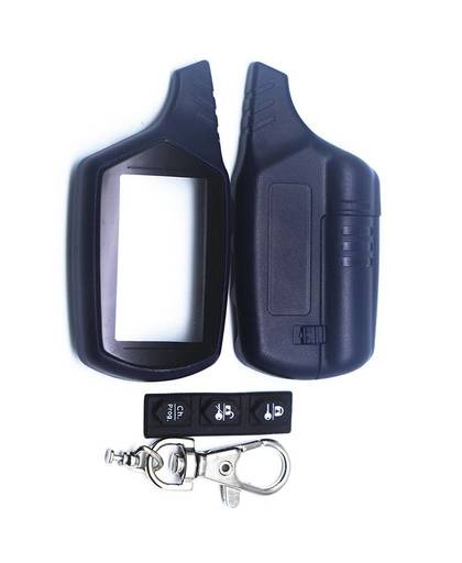 MyXL Rusland versie EZ-Alpha case sleutelhanger voor Jaguar EZ-Alpha lcd afstandsbediening twee weg auto alarmsysteem