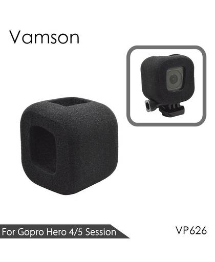 MyXL Vamson voor GoPro Hero 4 sessie/5 sessie Accessoires Foam Wind Screen Anti Wind Noise Voorruit Cover Voor gopro 4 s/5 s VP626