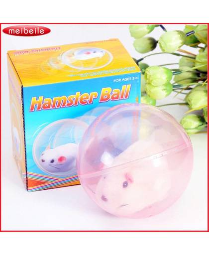 MyXL nieuwigheid elektrische hamster bal transparante elektrische huisdier running hamster speelgoed kids kinderen dier speelgoed