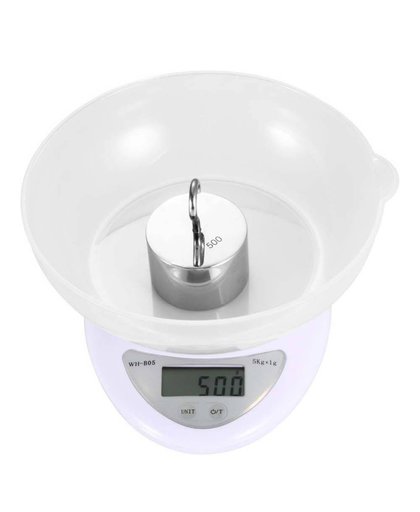 MyXL 5 kg 5000g 1g Mini pocket portable keukenweegschaal precisie sieraden elektronische Balans gewicht goud gram