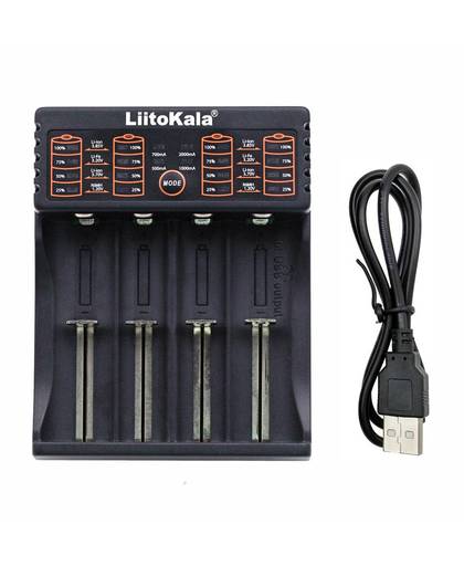 MyXL Liitokala Lii-402Char 18650 1.2 3.7 3.2 3.85 De AA/AAA 26650 10440 14500 16340 25500 Lithium NiMH batterij smart charger   liitokala
