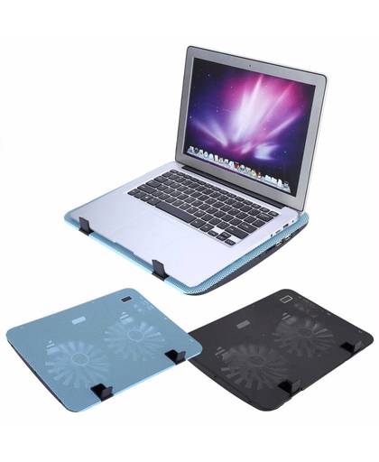 MyXL Super Stille Laptop Koeler Cooling Pad Base Verstelbare Speed USB 2 Fans Stand voor 12 &quot;-16&quot; Notebook   YOSOO