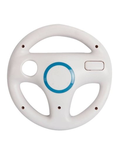 MyXL Wit Plastic Stuurwiel Voor Nintendo voor Wii Mario Kart Racing Games Remote Controller Console  ShirLin