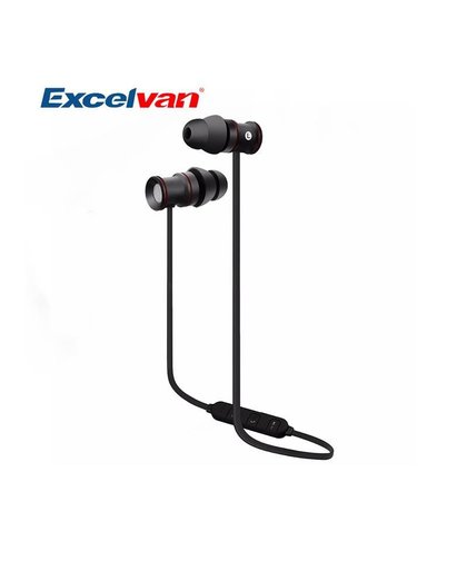 MyXL Originele EXCELVAN BTH-828 Draadloze Bluetooth Headset Zweet-proof Stereogeluid Sport Oortelefoon met Microfoon Ruisonderdrukking