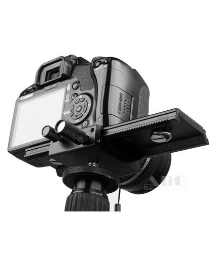 MyXL LP-01 Camera statief hoofd 2 weg Macro Focus Rail Slider Statief Plaat voor 60D 70D 600D 650D 700D 5DII 5 DIII 6D 7D DSLR Accessoires