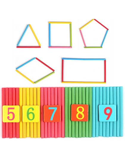 MyXL Baby Math SpeelgoedHouten Stok Magnetische Wiskunde Puzzel Onderwijs Nummer Speelgoed Berekenen Spel Leren Tellen Kids Geschenken
