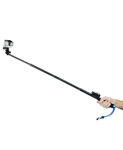 MyXL Tekcam waterdichte 94 cm Aluminium Uitschuifbare selfie stick monopod voor Gopro SJCAM Eken h9 h9r h8r V8S Xiaomi Yi 4 k yi 4 k plus