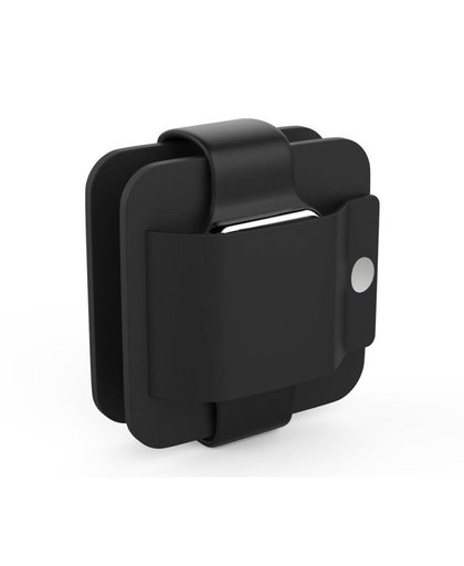 MyXL Voor Apple Horloge Opladen Wallet Case, zachte Siliconen Horloge Oplader Houder Beschermende Opslag Travel Case voor Serie 1 2 38/42 MM