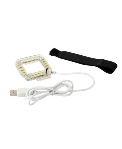 MyXL LED Vullen Lens Ring Flash voor GoPro Hero 4 3 + Behuizing Case Lamp Voor GoPro Sessie Action Camera accessoires