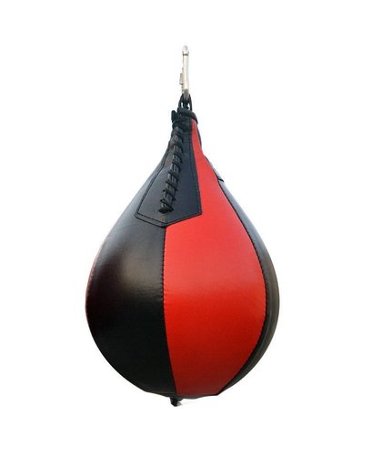 MyXL 1 pcBoksen Peer PU Swivel Punch Bag Ponsen Oefening Speedball Speed Fitness Bal Crossfit Apparatuur Rode & zwart