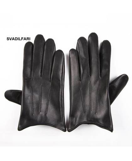 MyXL SVADILFARI groothandelLente Vrouwelijke Real Leather Korte Dunne/Dikke Zwarte Touchscreen Handschoenen vrouw Auto Vrouwen Rijden Wanten