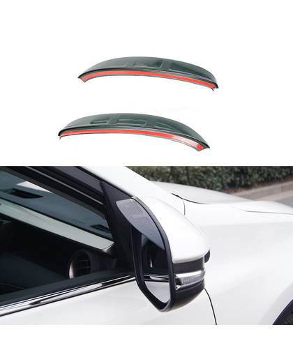 MyXL 2 Stks/set Auto Achteruitkijkspiegel Regen Wenkbrauw Schild Cover Flexibele Protector PVC Accessoires Voor Toyota RAV4