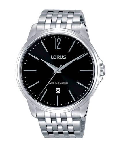 Lorus Herenhorloge zwarte wijzerplaat RS909DX9