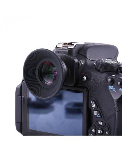 MyXL DSLR Camera Zoeker 1.5X Vaste Focus Oculair Oogschelp Vergrootglas Voor Nikon D3200 D5100 Voor Canon 550D 450D Voor Fujifilm