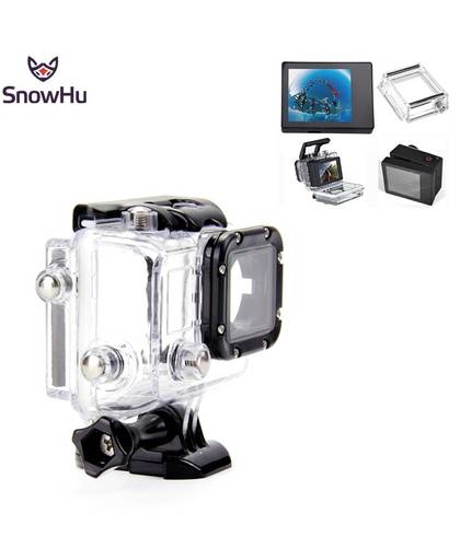 MyXL SnowHu Voor 30 m Duiksport LCD Versie Skeleton Waterdichte Shell Behuizing voor GoPro Hero 3 met LCD YX189