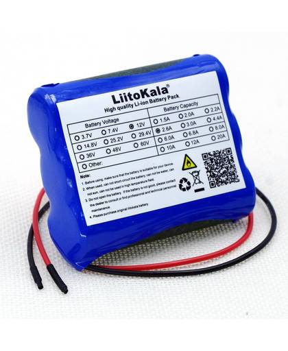 MyXL Liitokala12 V 2600 mAh 18650 lithium-ion batterij Monitor CCTV Camera batterij 12.6 V backup power