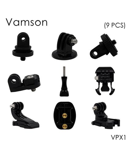 MyXL Vamson voor Gopro Accessoires Motion camera statief schroef statief adapter 1/4 schroef voor Gopro 6 5 4 3 + 3 voor Xiaomi voor SJCAM VPX1