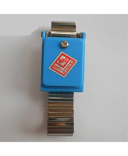 MyXL Antistatische Polsband Esd polsband Blauw Metalen Ontlading voor Elektricien IC PLCC werknemer  ChinFine