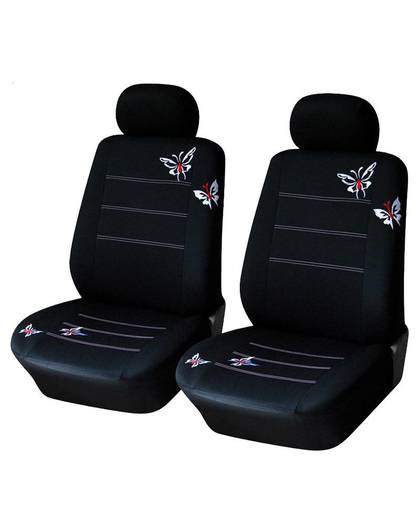 MyXL Auto Styling Vlinder Geborduurde Autostoel Cover Elastische Bescherming Auto Front Stoel Protector Kussen Case Universele
