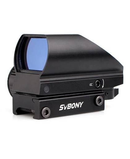 MyXL SVBONY 20mm Zwaluwstaart Riflescope Reflex Sight Optics Groen Rood Tactische Dot Sight Gecoat Tactische voor Jacht Originele F9129B