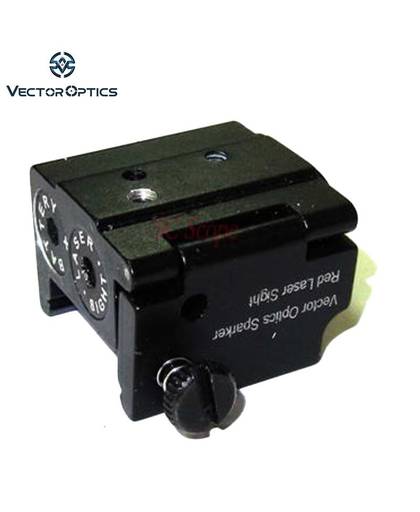 MyXL TAC Vector Optics Mini Red Laser Sight Dot Scope met 21mm Picaitinny Rail voor Glock Ruger Compact Pistool Pistool