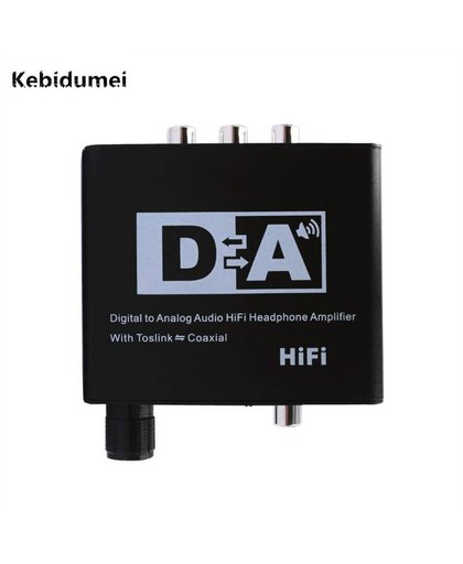 MyXL Kebidumei Digitale Optische Coax Toslink Signaal naar Analoog Audio HiFi Versterker Converter Adapter voor Hoofd telefoon