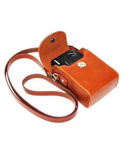 MyXL Camera Leather Case Schoudertas voor Panasonic Lumix LX10 LX15 TZ90 TZ80 TZ70 TZ60 TZ50 TZ40 TZ30 TZ20 TZ10 ZS70 ZS50 ZS30 ZS20