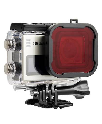 MyXL Aankomst Rode Filter Dive Filter voor SJCAM SJ6 LEGEND Action Camera Duurzaam Kwaliteit