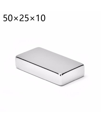 MyXL Koop 2 stks 50mm x 25mm x 10mm Disc Rare aarde Neodymium Super Sterke Magneten 50*25*10 50x25x10 N50 Craft