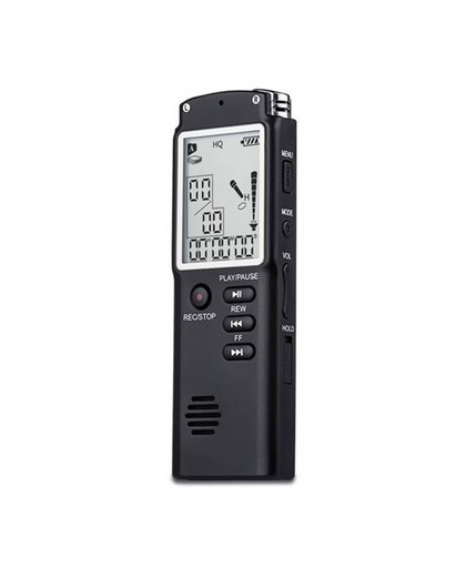 MyXL Collectie T60 2 in 1 Professionele 8 GB Tijd Display Opname Digitale Dictafoon Digitale Voice Recorder/mp3-speler