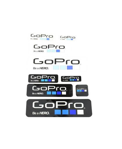 MyXL 9 stks/partij gopro hero icoon sticker gopro logo accessoires ondersteuning