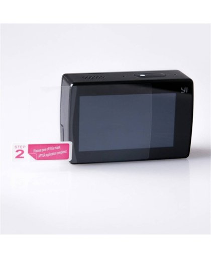 MyXL 2 in 1 LCD Screen Protector voor Xiaomi Yi 4 K Camera Waterdichte Behuizing Case Lens Beschermfolie voor Xiaomi Yi 2 II