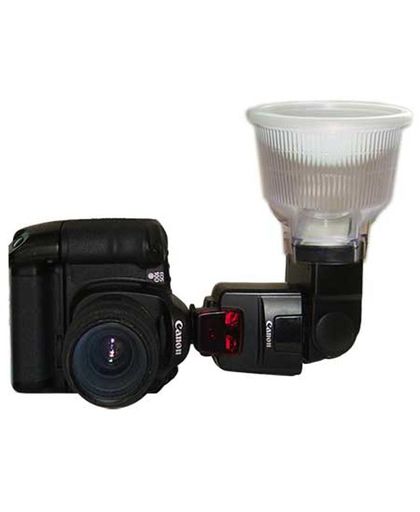 MyXL 2 Kleur Dome Speelsheid Flash Diffuser P2 voor Canon 430EX II 420EX camera speedlight