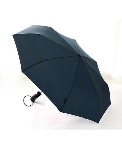 MyXL Grote Opvouwbare Paraplu Regen 1.2 Meters Business Mannen Automatische Paraplu Winddicht Mannelijke Parasol Donkerblauw En Zwart