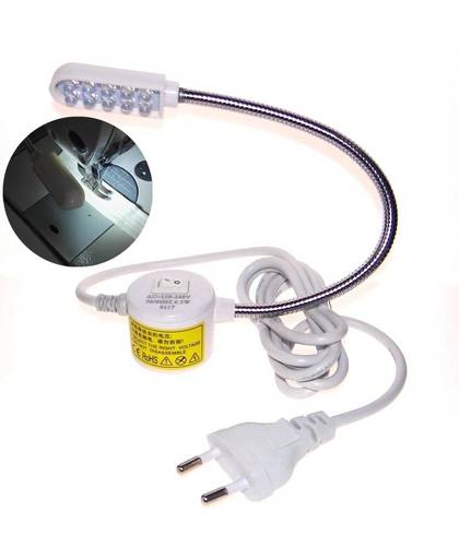 MyXL Naaien gereedschap accessoires 10 led-lampen naaien licht werken en tafellamp zwanenhals magnetische montage base sneller