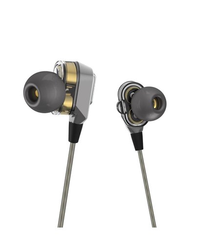 MyXL 100% Originele VJJB V1 V1S hifi in-ear metal koptelefoon Super Bass oordopjesDubbele Cirkel Subwoofer Monitor headset
