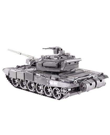 MyXL metal works diy 3d laser metalen modellen monteer miniatuur metal 3d model metallic nano T-90A mbt tank model puzzel