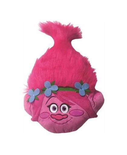 Poppy head - kussen - 54 x 33 cm - roze