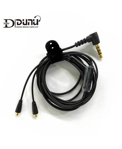 MyXL DUNU Originele Kabel Met Microfoon voor Oortelefoon TITAN3 TITAN5 3.5 MM 1.2 M