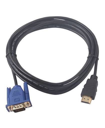 MyXL 3 m 10ft hdmi male naar vga hd-15 mannelijke vergulde adapter kabel snoer voor hdtv dvd #51609   Linkey
